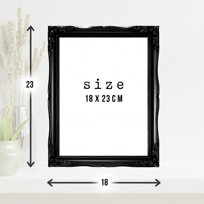 Handcrafted black frame Made in Italy | Gloomy Stroke